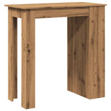 ZNTS Bar Table with Storage Rack Artisan Oak 102x50x103.5 cm 856763