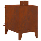 Camping Stove 35x50x60 cm Corten Steel 859841
