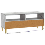 LED TV Cabinet Concrete Grey Engineered Wood 897208