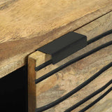 Sideboard Brown 80 x 33 x 75 cm Solid mango wood 4017963