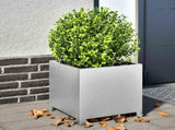Garden Planter 40x40x40 cm Galvanised Steel 851209