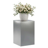 Plant Stand Silver 40 x 40 x 60 cm Steel 8012540