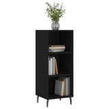 Sideboard Black 34.5x32.5x90 cm Engineered Wood 828749