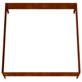 Garden Raised Bed 100x100x33.5 cm Corten Steel 824515
