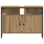 Bathroom Furniture Set with Storage 3 pcs Brown 80 x 30 x 60 cm 3334355