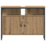 Bathroom Furniture Set with Storage 3 pcs Brown 80 x 30 x 60 cm 3334355