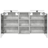 Bathroom Cabinet Set 3 pcs 116 x 16 x 62.5 cm Engineered wood 3403819