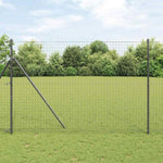 Fence Post Other 26 pcs Grey 3.2 x 3.2 x 200 cm Steel 3350141