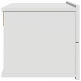 801053 Bedside Cabinet White 40x30x30 cm Engineered Wood