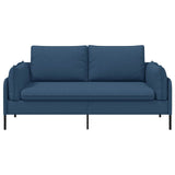 2-Seater Sofa Blue 188 x 81 x 89 cm Fabric 42048607