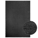 Rug ZIZUR Anthracite 200x290 cm Jute Look Indoor and Outdoor 4010338