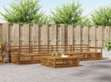 Outdoor Sofa Set 5 pcs Natural Solid Acacia Wood 3372964