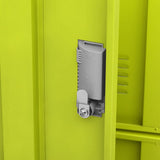 Locker Cabinets 2 pcs Light Grey and Green 90x45x92.5 cm Steel 3095242