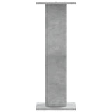 Plant Stands 2 pcs Concrete Grey 30x30x80 cm Engineered Wood 3307867