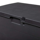 Garden Storage Box Anthracite 77.5 x 54.5 x 53 cm Plastic 42006489