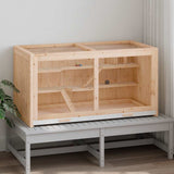 Hamster Cage 89.5x45x45 cm Solid Wood Fir 172381