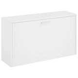 243050 Shoe Storage Bench White 80x24x45 cm