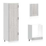 7 Piece Kitchen Cabinet Set Lucca Grey Sonoma Engineered Wood 3314777