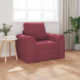 Sofa Bed Wine Red 98 x 71 x 83 cm Fabric 4106658