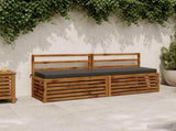 2-Piece Bench Cushions SOEST 2 pcs 100% Polyester Anthracite 949969
