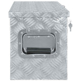 Aluminium Box 80.5x22x22 cm Silver 142937