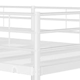 Bunk Bed without Mattress White 100x190 cm Steel 42000330