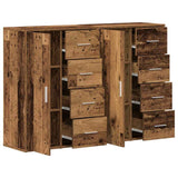 Sideboard 2 pcs Old Wood 60 x 31 x 84 cm Engineered Wood 3334311