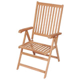Reclining Garden Chairs 2 pcs Solid Teak Wood 43029