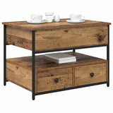 Coffee Table Old Wood 70 x 50 x 54.5 cm Engineered Wood 883048