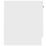TV Cabinet White 140x35x40 cm Engineered Wood 811448