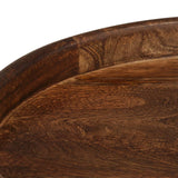 Round Coffee Tables 3 pcs Solid Wood Mango 352033