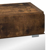 Bathroom Mirror Cabinet TULUM Smoked Oak 60 x 16.5 x 78 cm 880366