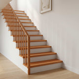 Stair Treads 16 pcs 90 x 25 x 2 cm Light Brown Solid Beech Wood 3446414