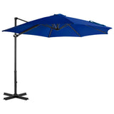 Cantilever Garden Parasol with Aluminium Pole Azure Blue 300 cm 46989
