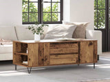 Coffee Table Old Wood 102 x 44.5 x 50 cm Engineered Wood 882687