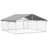 Outdoor Dog Kennel with Roof 300x300x150 cm 171501