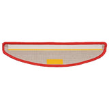 Stair Mats 15 pcs 56x17x3 cm Red Half Round 133899