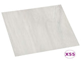 Flooring Planks 55 pcs Cream 5.11 m PVC 42046329