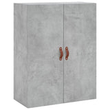 Highboard Concrete Grey 69,5x34x180 cm Engineered Wood 3195711