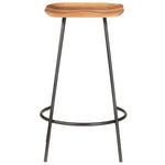 ZNTS Bar Stools 4 pcs Solid Acacia Wood 320652