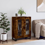 Sideboard Smoked Oak 69.5x34x90 cm Engineered Wood 827817