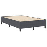 Platform Bed Frame Dark Grey 120 x 200 cm Fabric 3337403