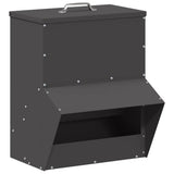 Chicken Feeder Black 35 x 30.5 x 43.5 cm Cold-Rolled Steel 874693