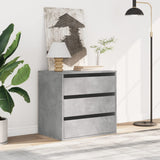 Corner Chest of Drawers Concrete Grey 60x41x58 cm Engineered Wood 852846