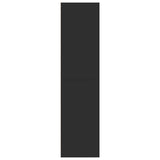 Wardrobe Black 80x50x200 cm Engineered Wood 3307721