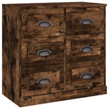 Sideboard Smoked Oak 70x35.5x67.5 cm Engineered Wood 816437
