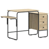Desk with Storage Sonoma Oak 120 x 50 x 75 cm 8007997