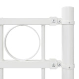 Fence Element ASSEN White 170 x 150 cm Steel 42003923