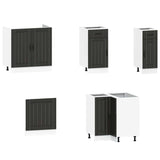 11 Piece Kitchen Cabinet Set Lucca Black Engineered Wood 3314952
