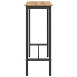 Table Artisan Oak 100 x 40 x 100.5 cm Engineered Wood and Steel 873743
